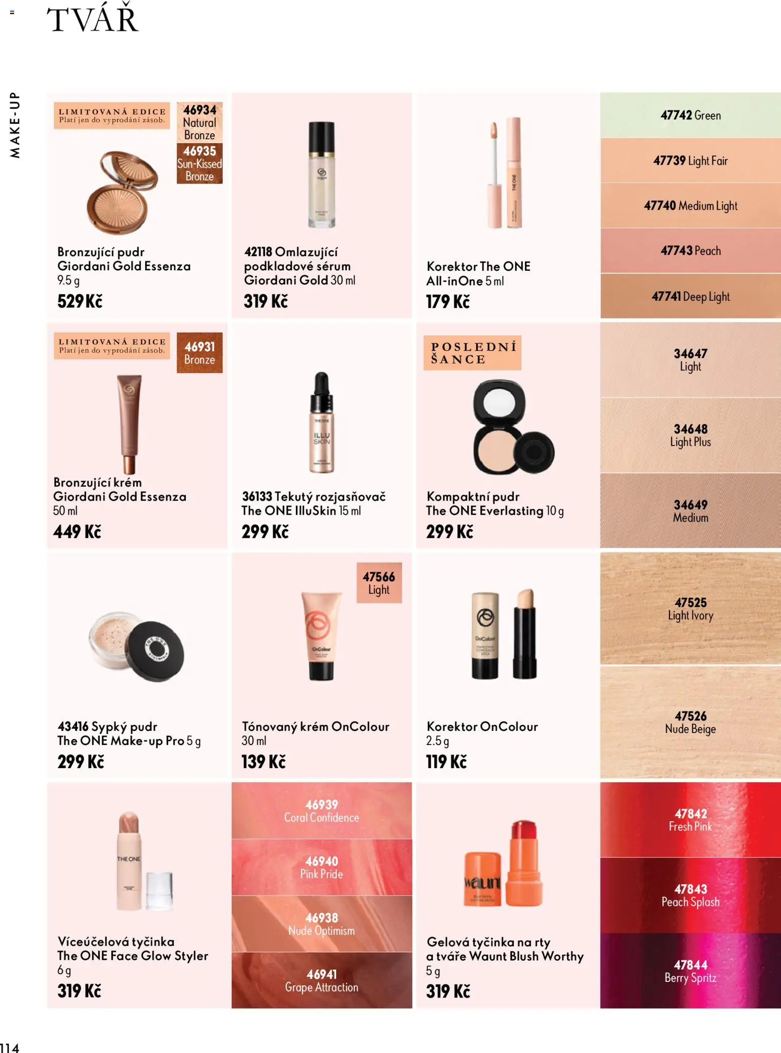 Oriflame katalog Novage+ Proceuticals od 30.09.2026 | Strana: 114 | Produkty: Makeup, Krém, Korektor, Rozjasňovač