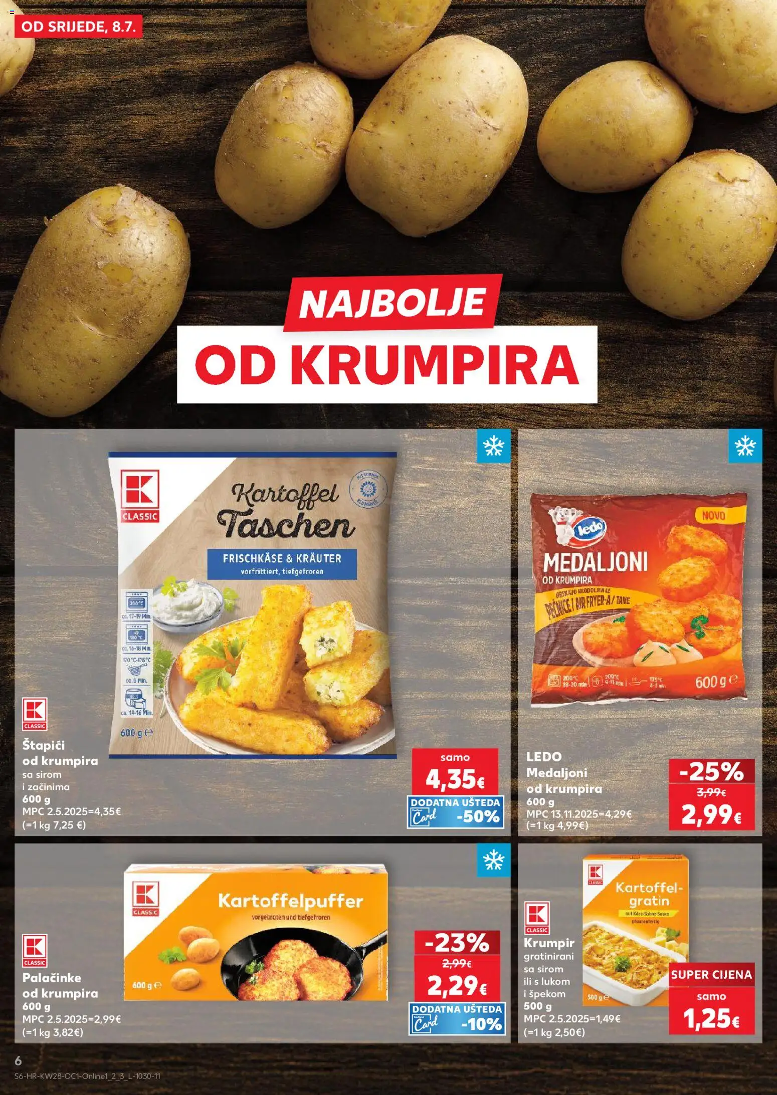Kaufland HR akciós ujság - amely érvényes a következő dátumtól: 2026.07.08. | Oldal: 6