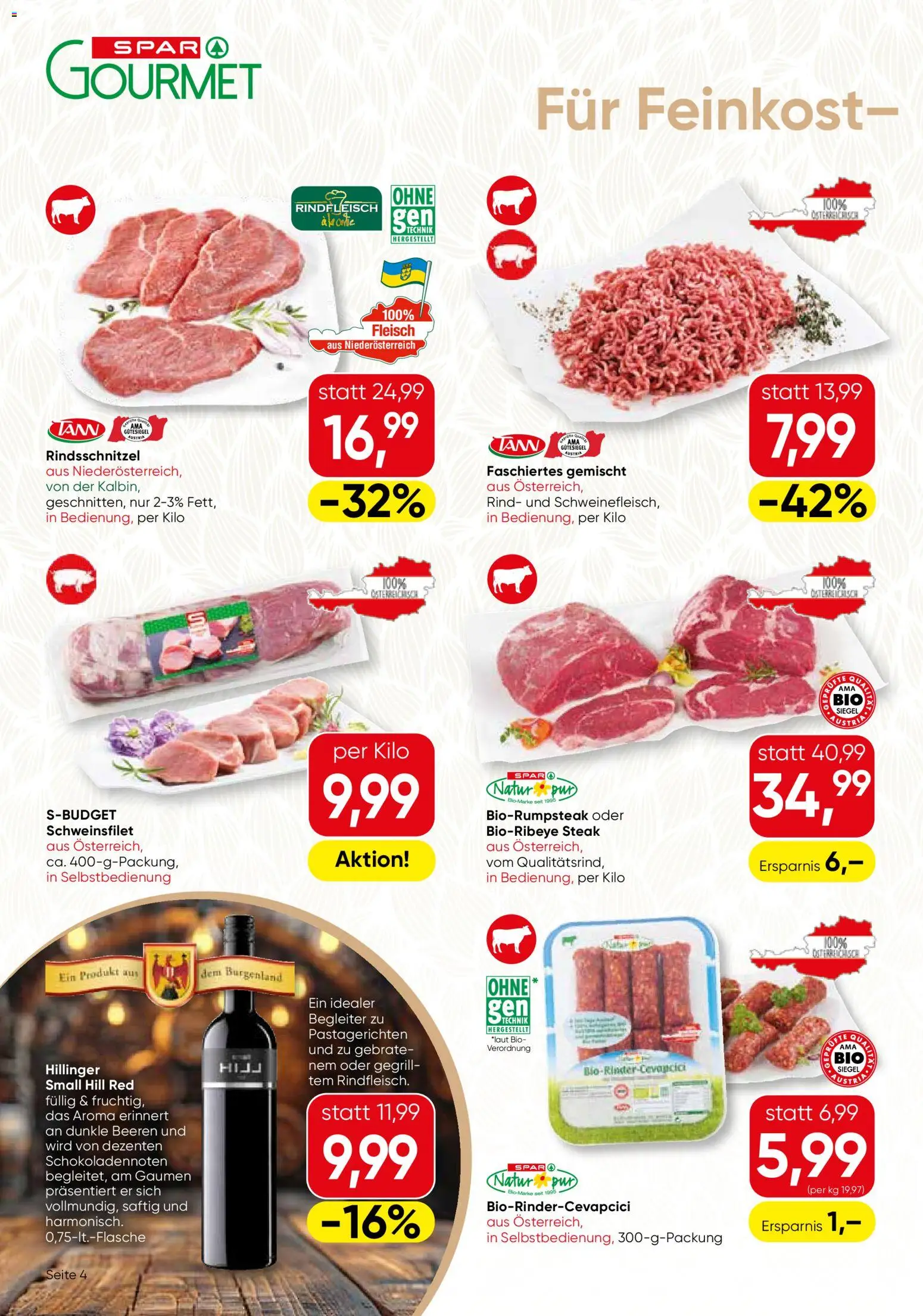 SPAR Gourmet Flugblatt gültig ab 27.08.2026 | Seite: 4