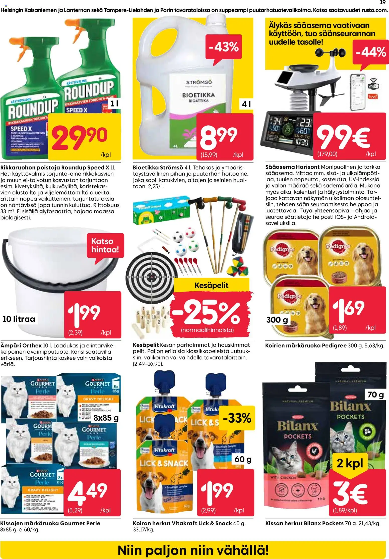 Rusta tarjoukset – voimassa 29/06/2026 alkaen | Sivu: 19