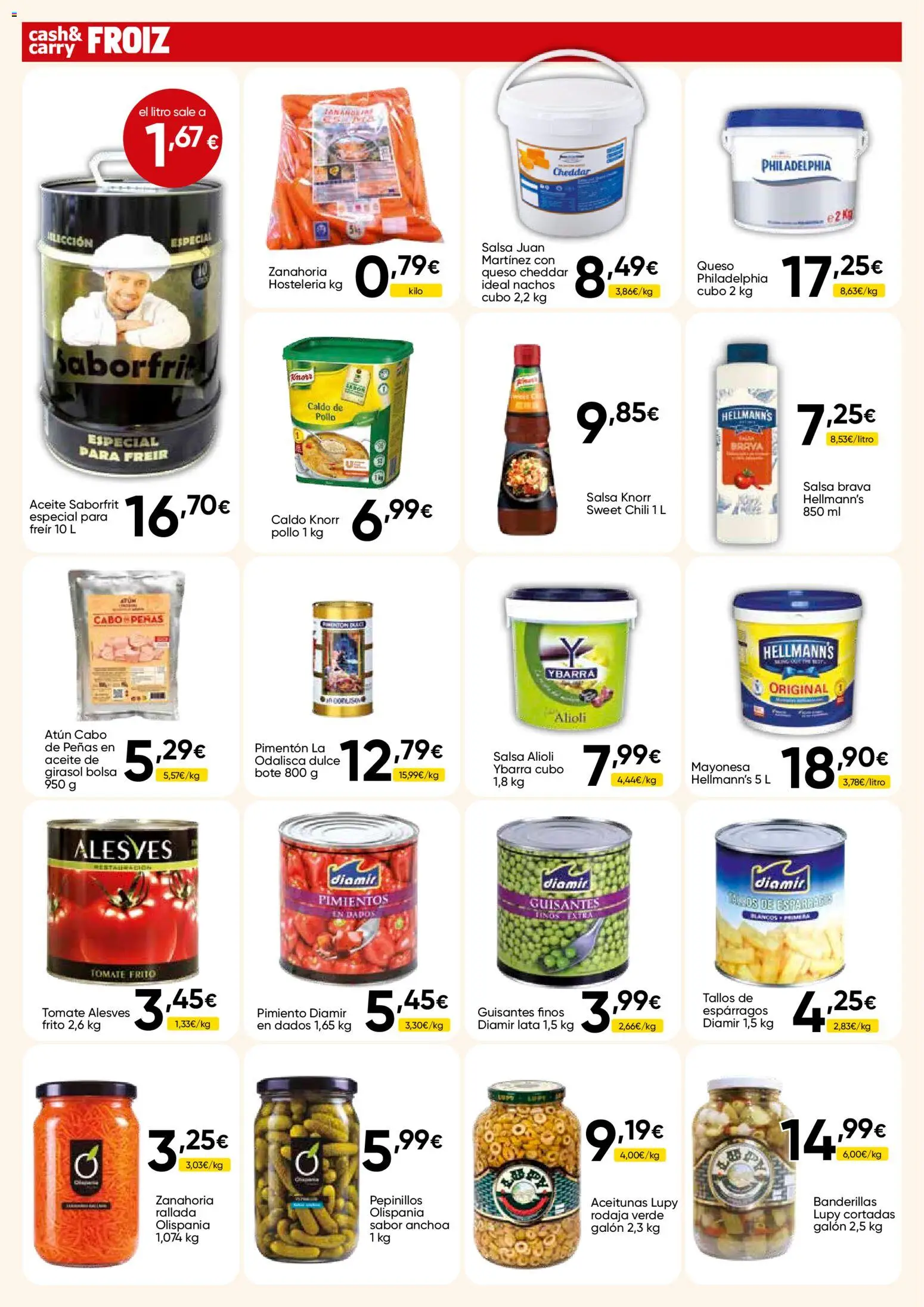 Froiz - Folleto Cash │ válido desde el 15/10/2026 | Página: 12 | Productos: Nachos, Queso, Aceite de girasol, Anchoa