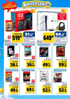 Vista previa Carrefour Super chollos válido desde el 06/10/2026 | Página: 8 | Productos: Consola, Nintendo, Xbox, Nintendo Switch