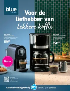 Blue Home koffiezetapparaat filter, Met warmhoudfunctie en automatische druppelstop. - Voorbeeld van een folder van Albert Heijn, geldig van 08-04-2026 | Pagina: 38