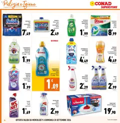 Anteprima del volantino Conad volantino Superstore Lazio valido a partire dal 09/09/2026 | Pagina: 26 | Prodotti: Loto, Fiori di loto, WC, Profumo