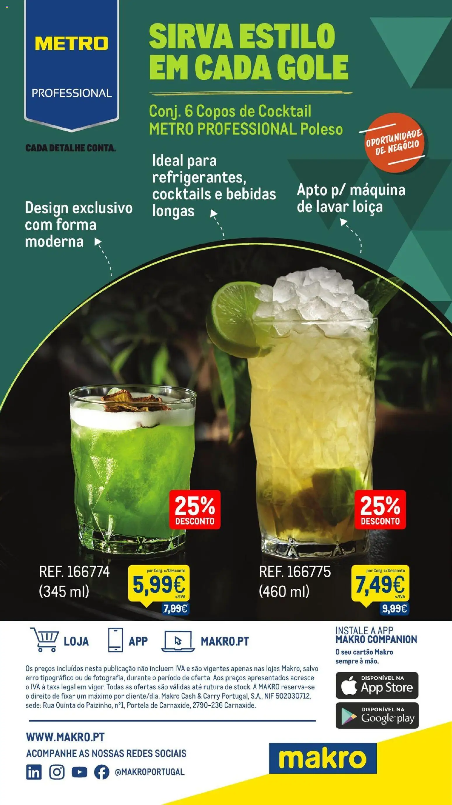 Makro folheto │ válido de 01/09/2026 | Página: 20 | Produtos: Copos, Bebidas, Cocktails