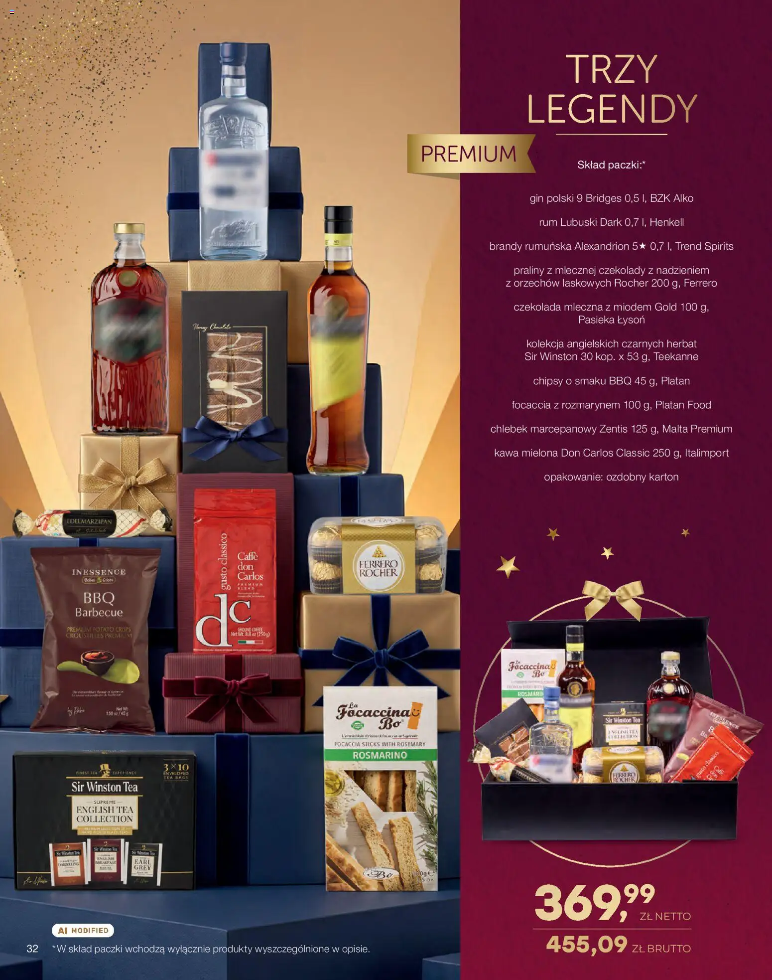 Makro gazetka - Świat prezentów od 01.11.2026 | Strona: 32 | Produkty: Czekolady, Brandy, Focaccia, Kawa