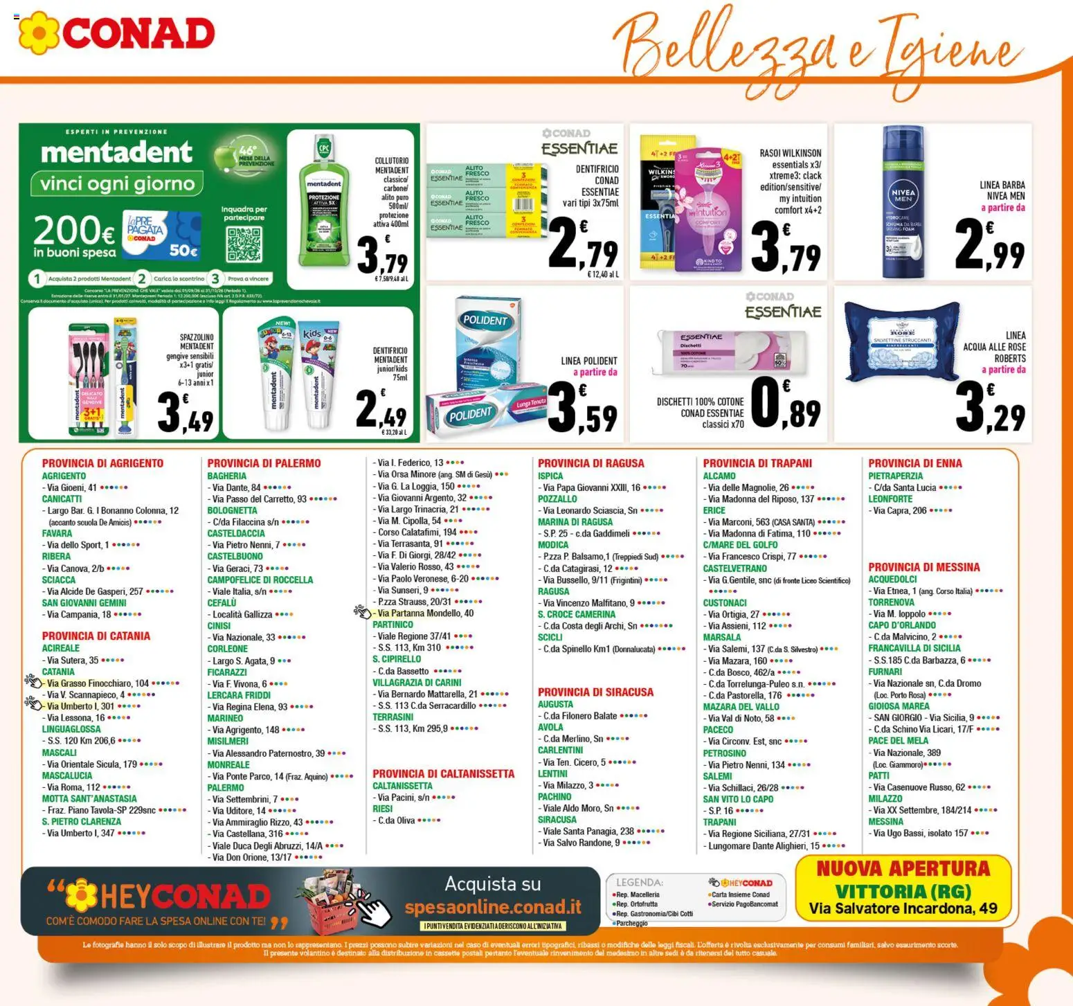 Volantino Conad del 07/10/2026 | Pagina: 23 | Prodotti: Dentifricio, Spazzolino, Collutorio, Tè