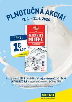 Metro leták platný od 17.06.2026