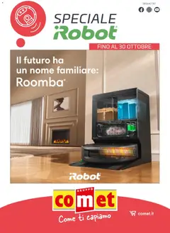 Anteprima del volantino Comet volantino iRobot Roomba valido a partire dal 16/10/2026