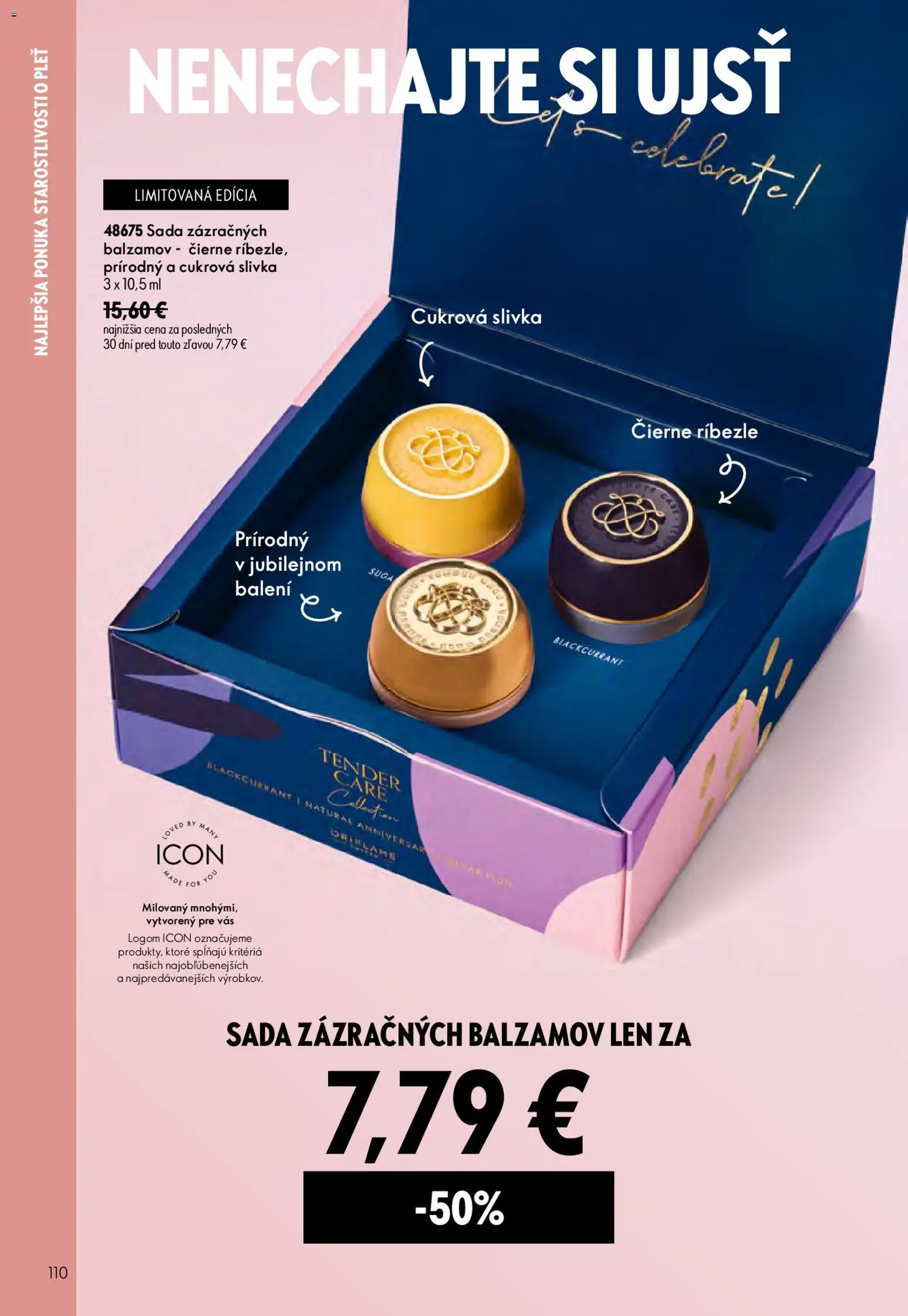 Nové Oriflame akcie – leták je platný od 17.06.2026 | Strana: 110 | Produkty: Ríbezle