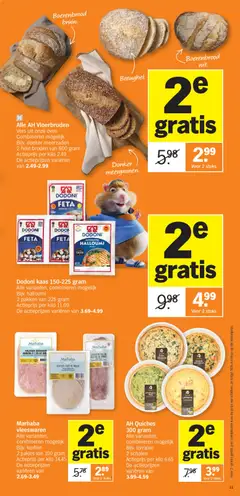 Albert Heijn Folder week / de la semaine 24 - Voorbeeld van een folder van Albert Heijn, geldig van 08.06.2026 | Pagina: 11 | Producten: Zalm, Bacon, Pasta, Feta