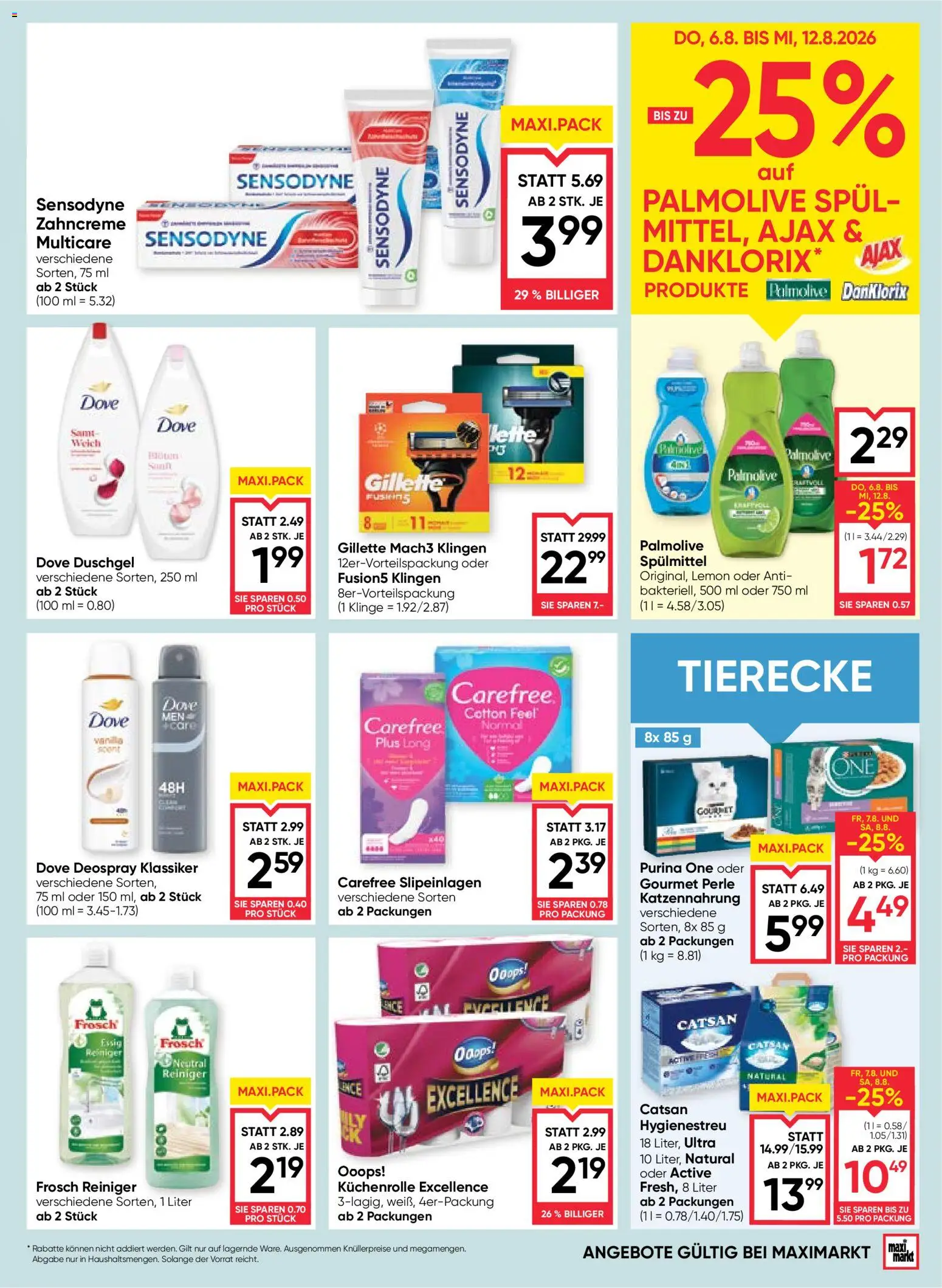 Maximarkt Flugblatt gültig ab 06.08.2026 | Seite: 15 | Produkte: Duschgel