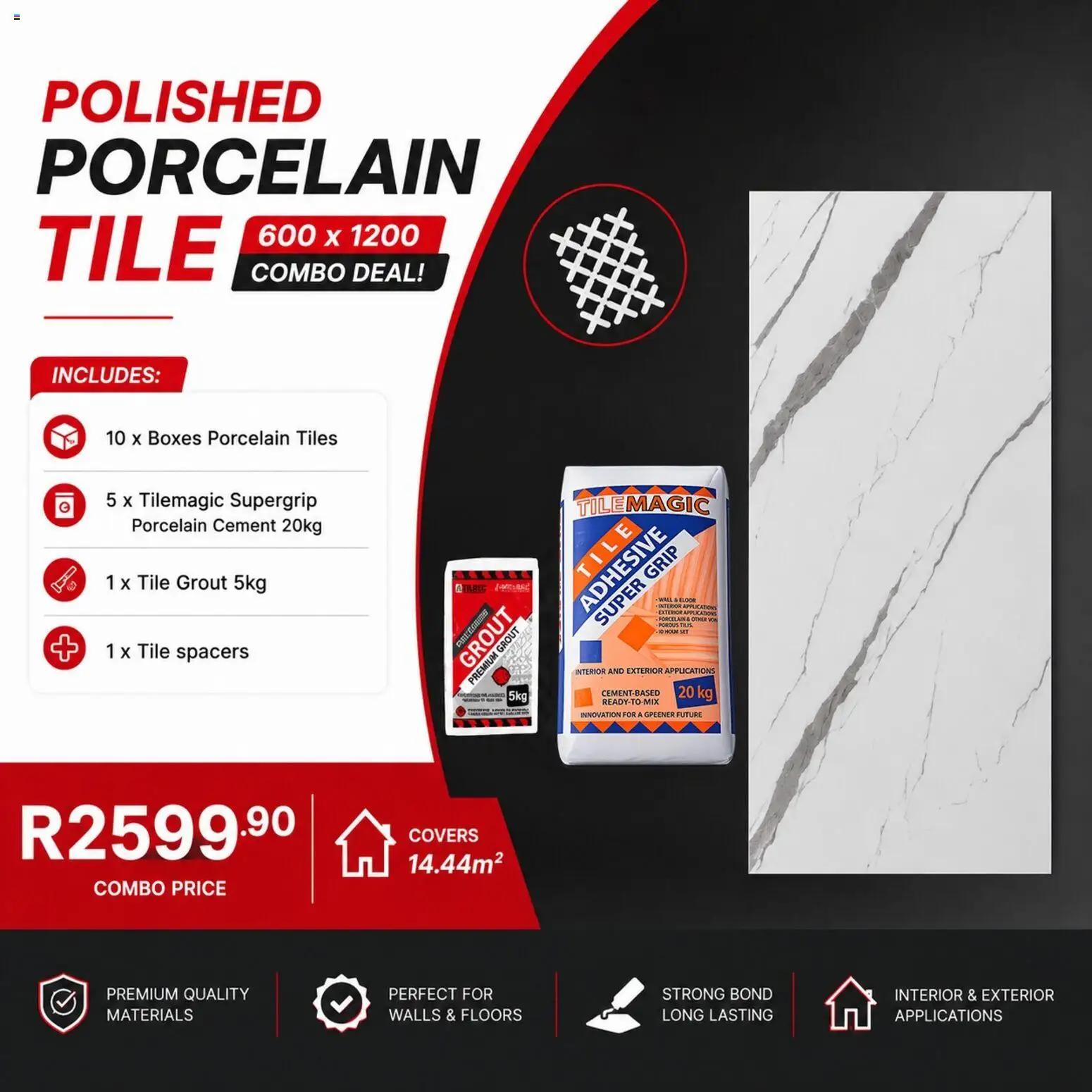 New Build It catalogue – valid from 21.05.2026 | Page: 1 | Products: Tile grout, Adhesive, Cement