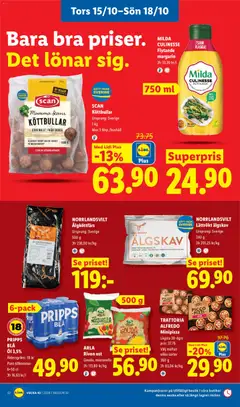 SCAN Köttbullar, Mamma Scans Köttbullar Originalet från Skara - Förhandsvisning av reklamblad från butik Lidl aktuell från 12/10/2026 | Sida: 28