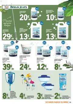 Pré-visualização E.Leclerc Especial Ar Livre válido de 28.04.2026 | Página: 15 | Produtos: Piscina, Cabo, Aspirador, Piscinas