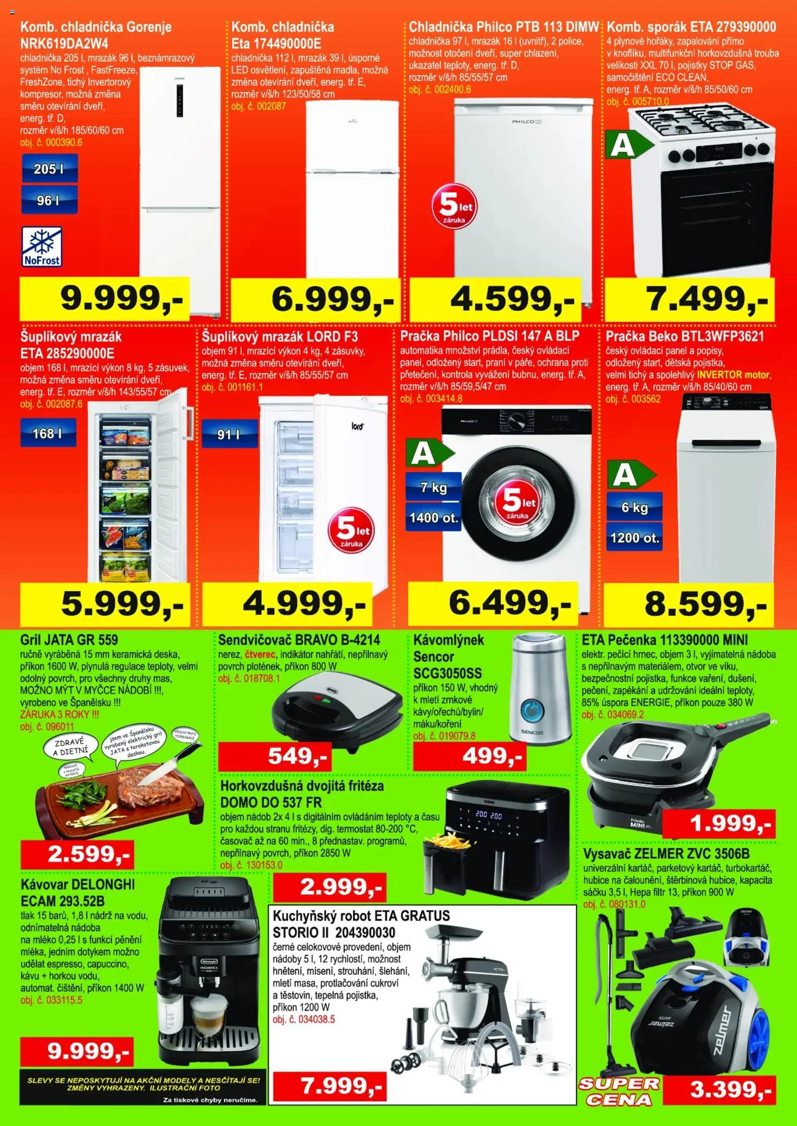 Elektro Spáčil leták od 17.06.2026 | Strana: 2 | Produkty: Kávovar Delonghi, Trouba, Robot, Časovač