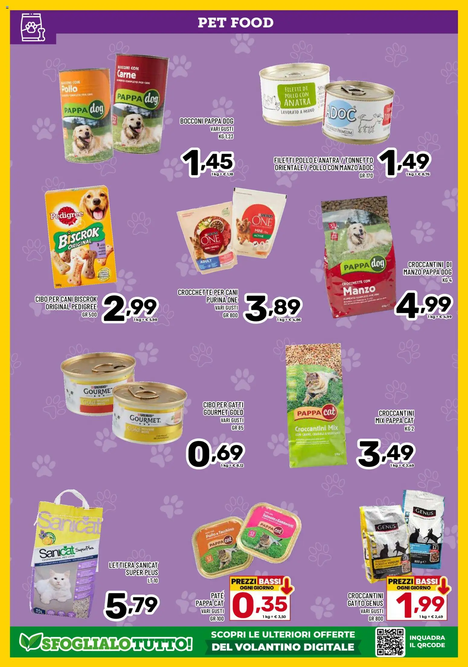 Volantino Il Centesimo del 16.06.2026 | Pagina: 15 | Prodotti: Paté, Verdure, Tacchino, Crocchette