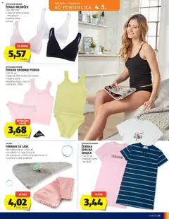 Hofer katalog akcije – veljaven od 29.04.2026 | Stran: 21 | Izdelki: Srajca, Turban za lase, Kos, Spodnje perilo