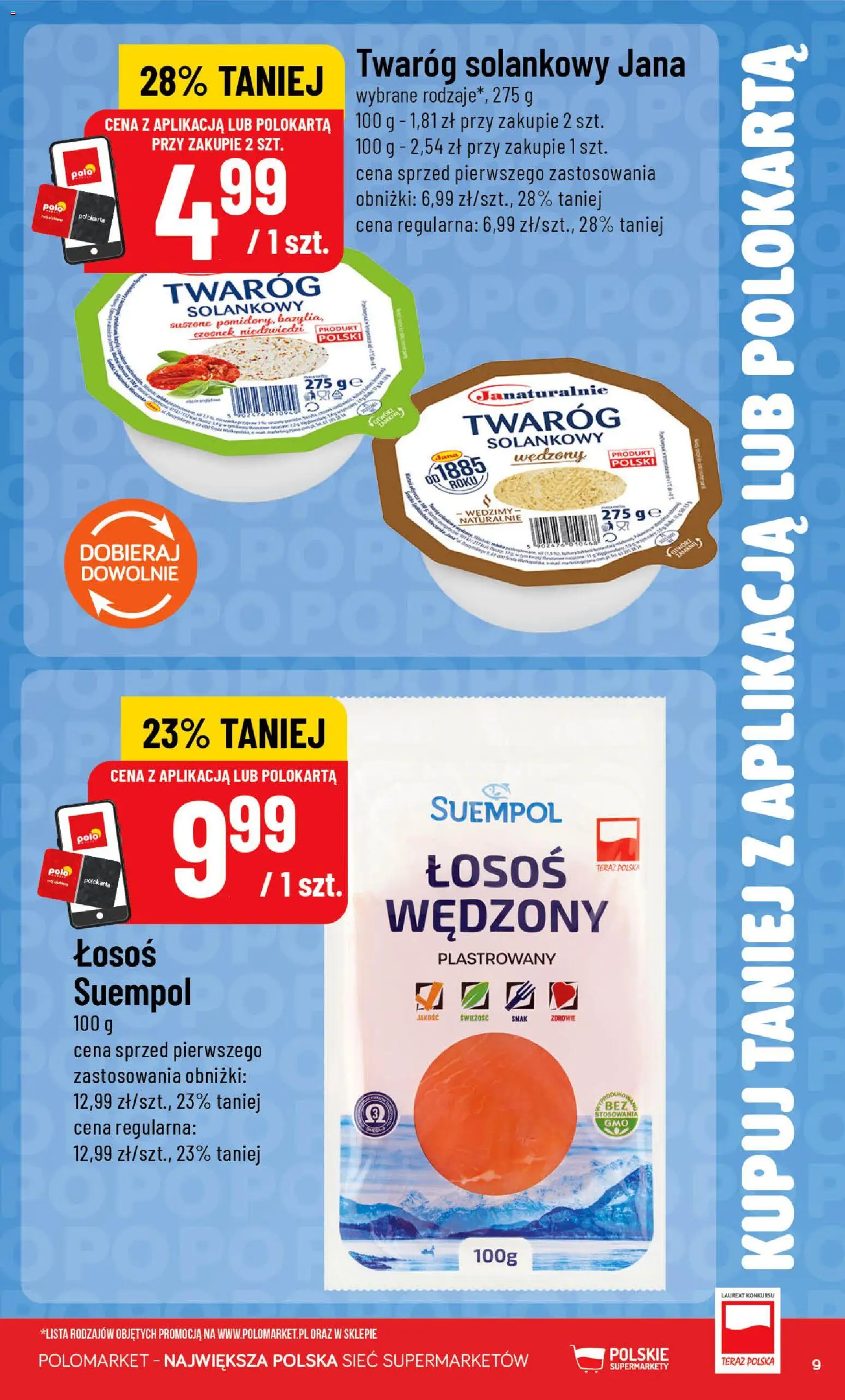Nowa POLOmarket gazetka od jutra 05.08.2026 | Strona: 9 | Produkty: Czosnek, Łosoś wędzony, Czosnek niedźwiedzi, Łosoś