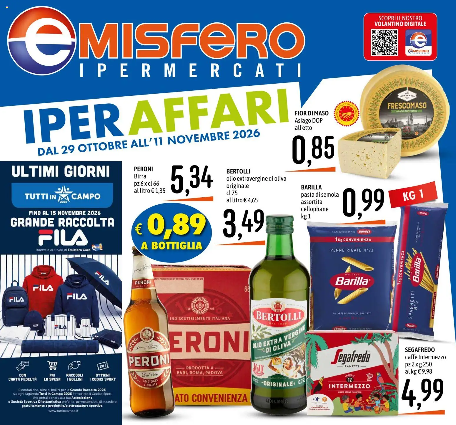 Volantino Emisfero del 29/10/2026 | Pagina: 1