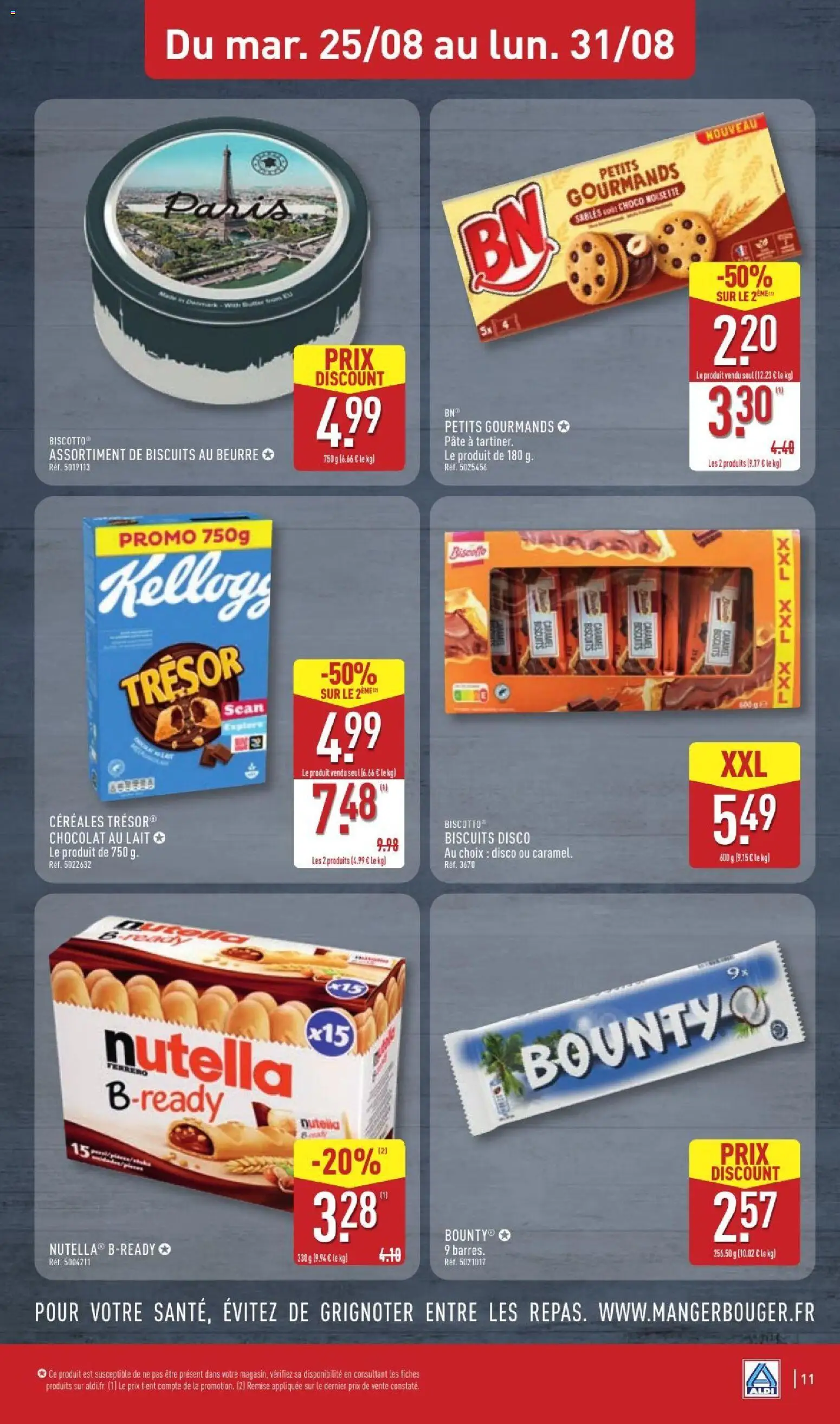 {H1} | Page: 13 | Produits: Noisette, Assortiment de biscuits, Trésor, Chocolat au lait