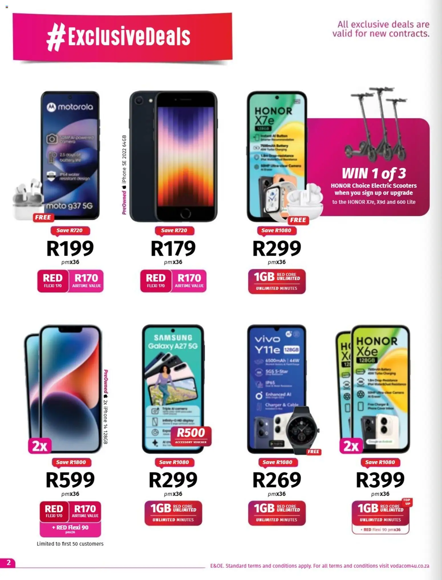 New Vodacom catalogue – valid from 08/09/2026 | Page: 2 | Products: Cable, Charger