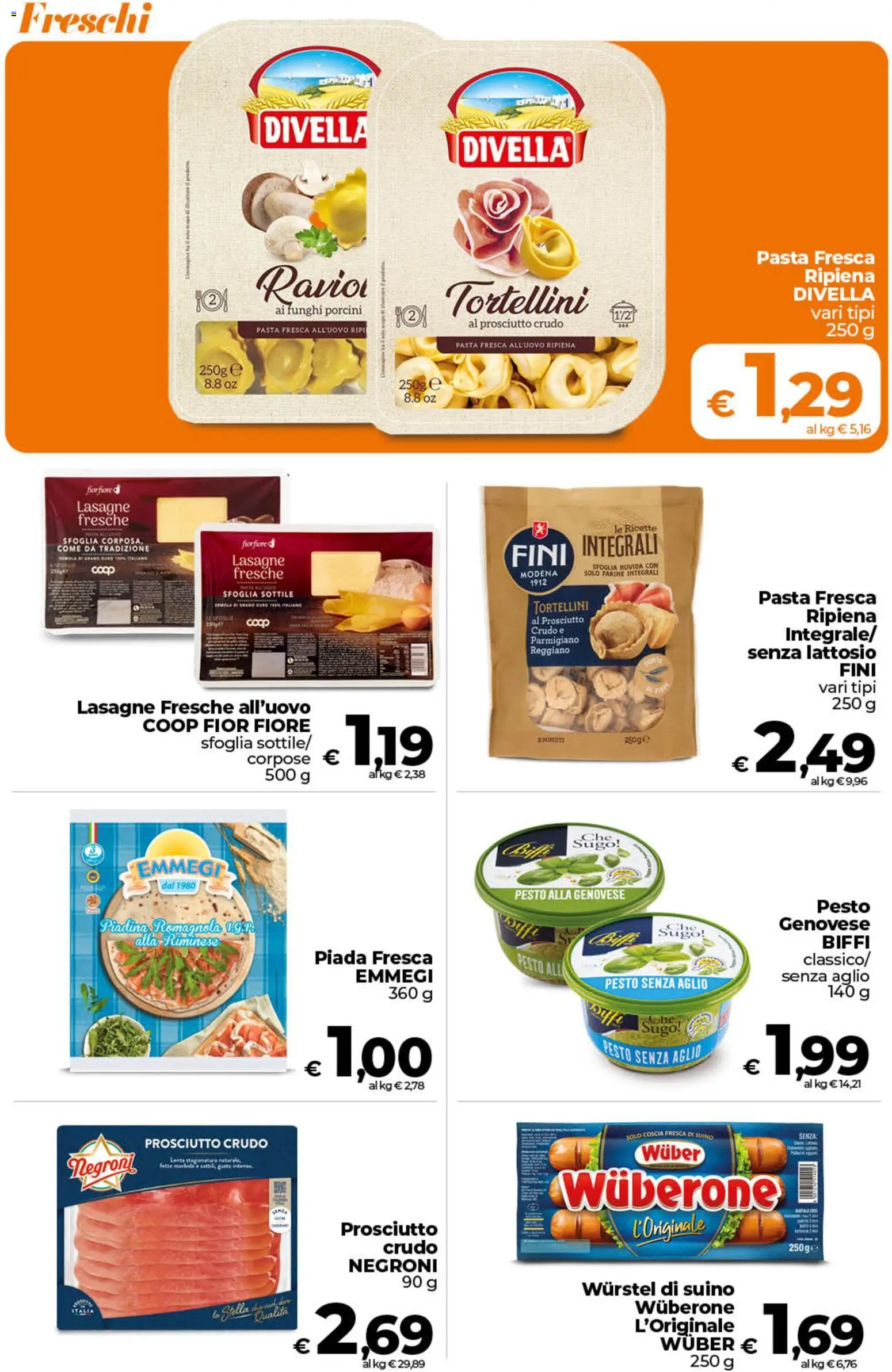Volantino Ipercoop del 11/08/2026 | Pagina: 20 | Prodotti: Prosciutto, Aglio, Funghi, Parmigiano
