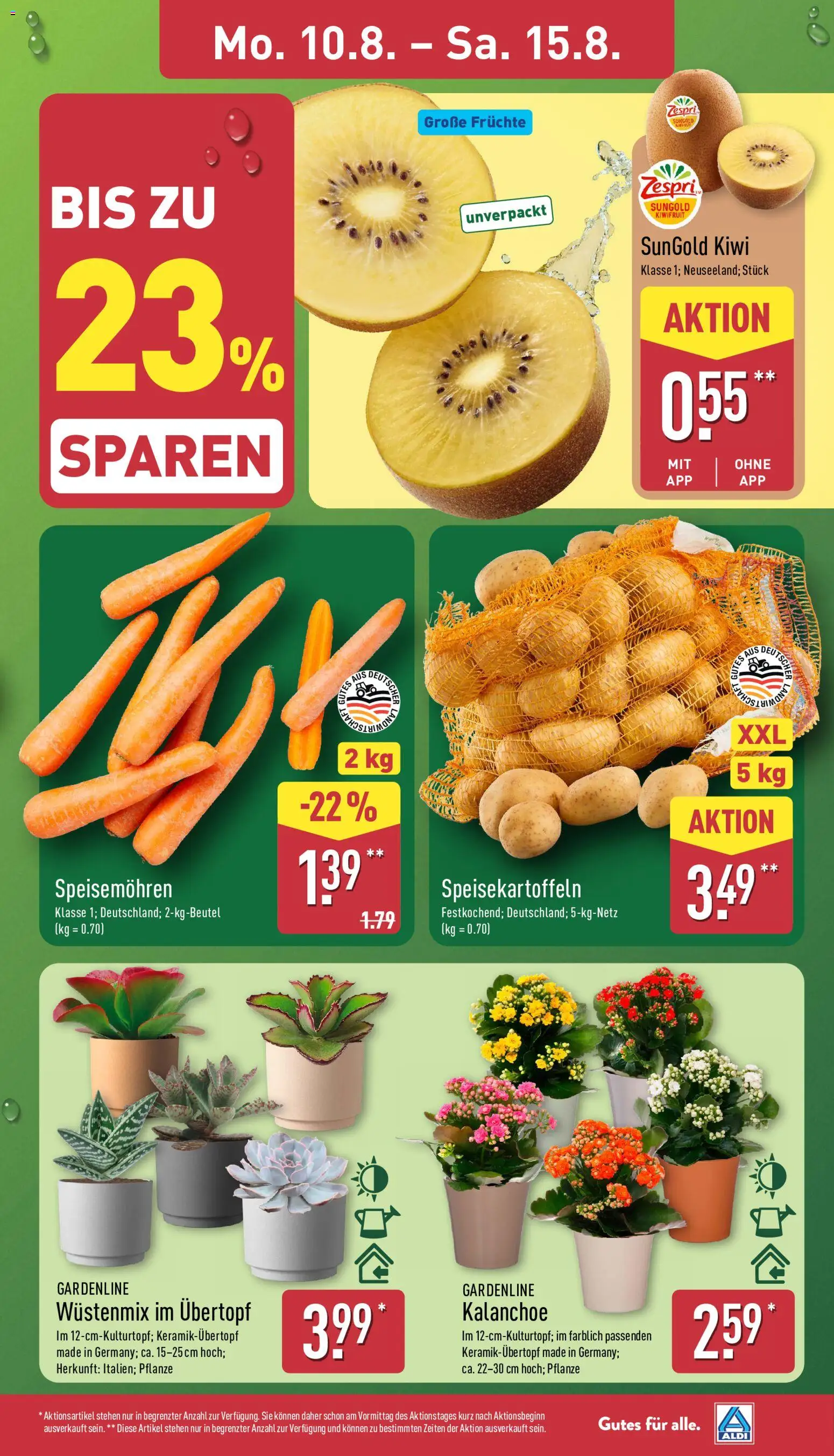 Aldi Prospekt – gültig ab 10.08.2026 | Seite: 3 | Produkte: Kiwi