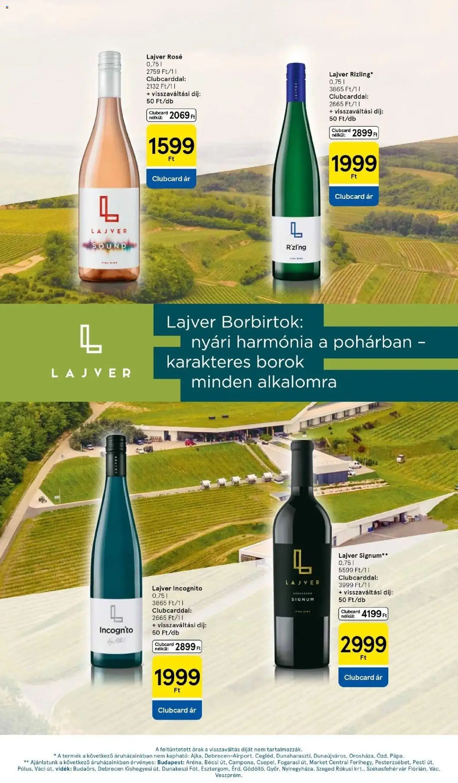 Tesco akciós ujság - amely érvényes a következő dátumtól: 2026.08.18. | Oldal: 23 | Termékek: Rosé