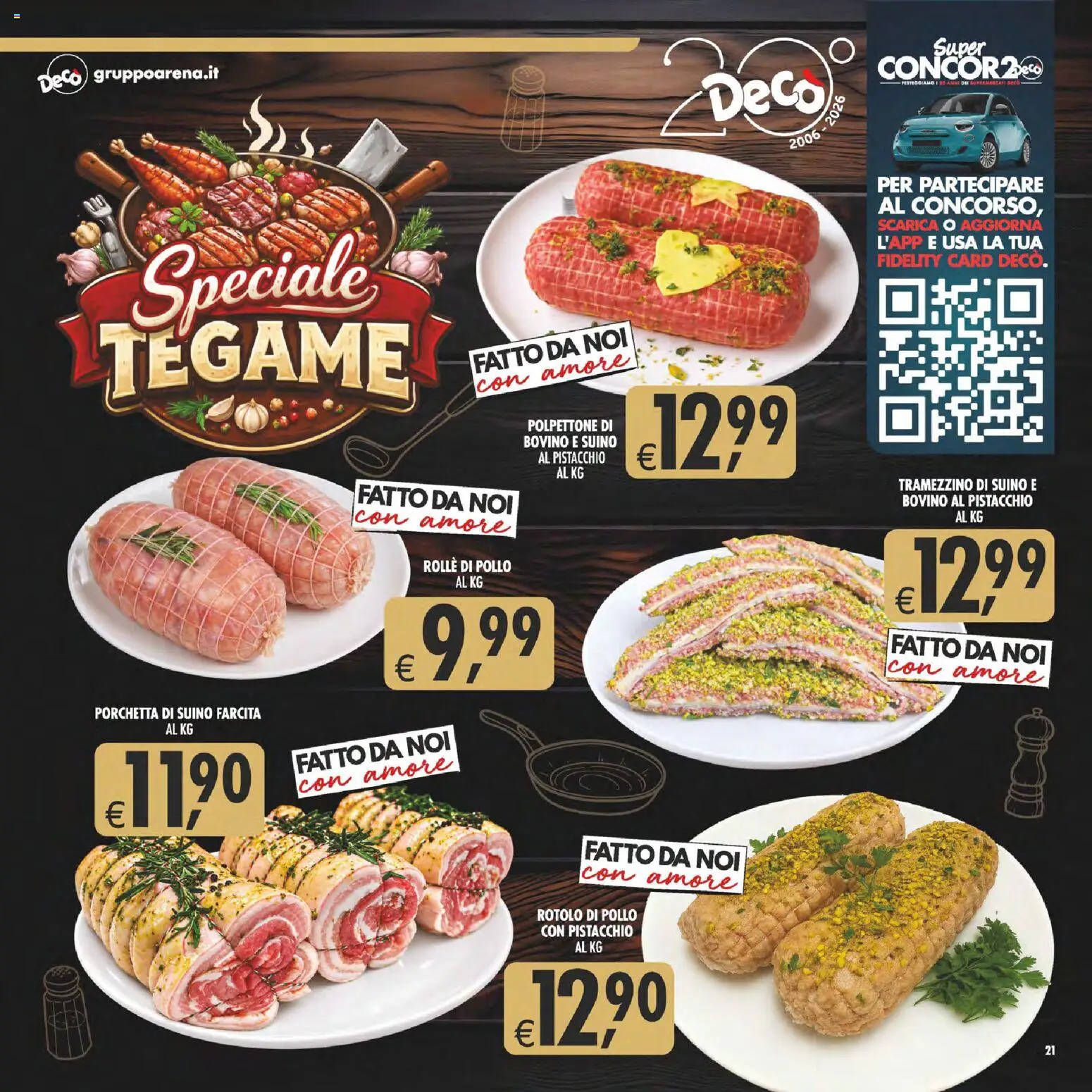 Volantino Decò del 23/10/2026 | Pagina: 21 | Prodotti: Bovino, Porchetta, Suino, Tramezzino