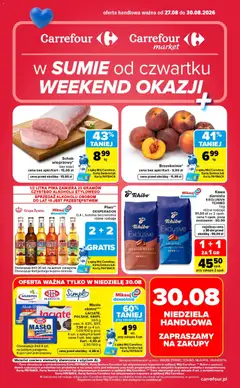 Pogląd oferty "Carrefour gazetka - Weekend okazji" - ważna od 27.08.2026