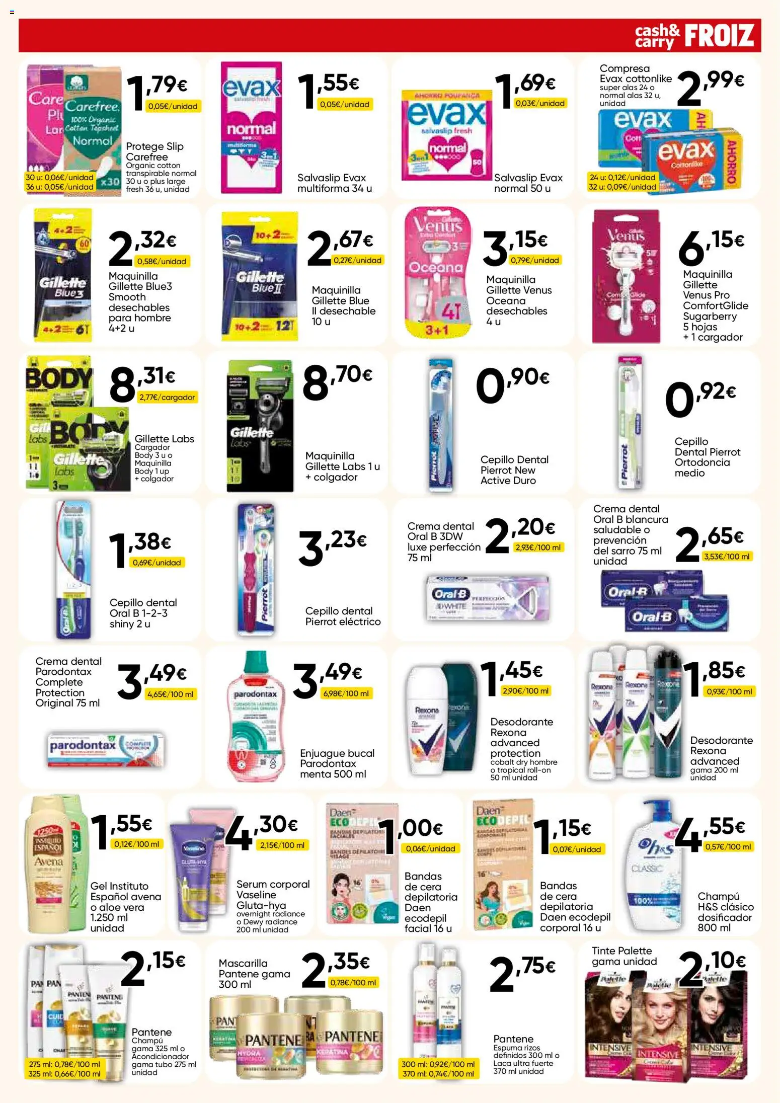Froiz - Folleto Cash │ válido desde el 07/07/2026 | Página: 15 | Productos: Champú, Enjuague bucal, Sérum, Pan