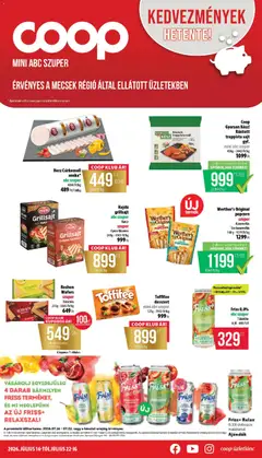 COOP - Mini & Abc & Szuper / Mecsek - amely érvényes a következő dátumtól: 2026.07.16.