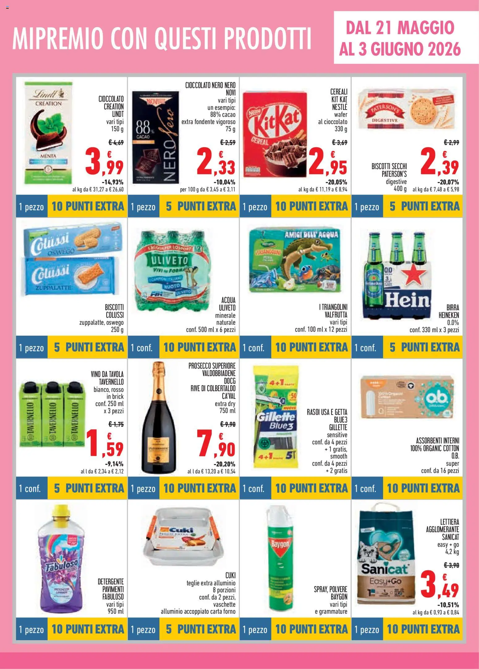 Volantino Conad del 21.05.2026 | Pagina: 5 | Prodotti: Detergente, Cereali, Prosecco, Alluminio