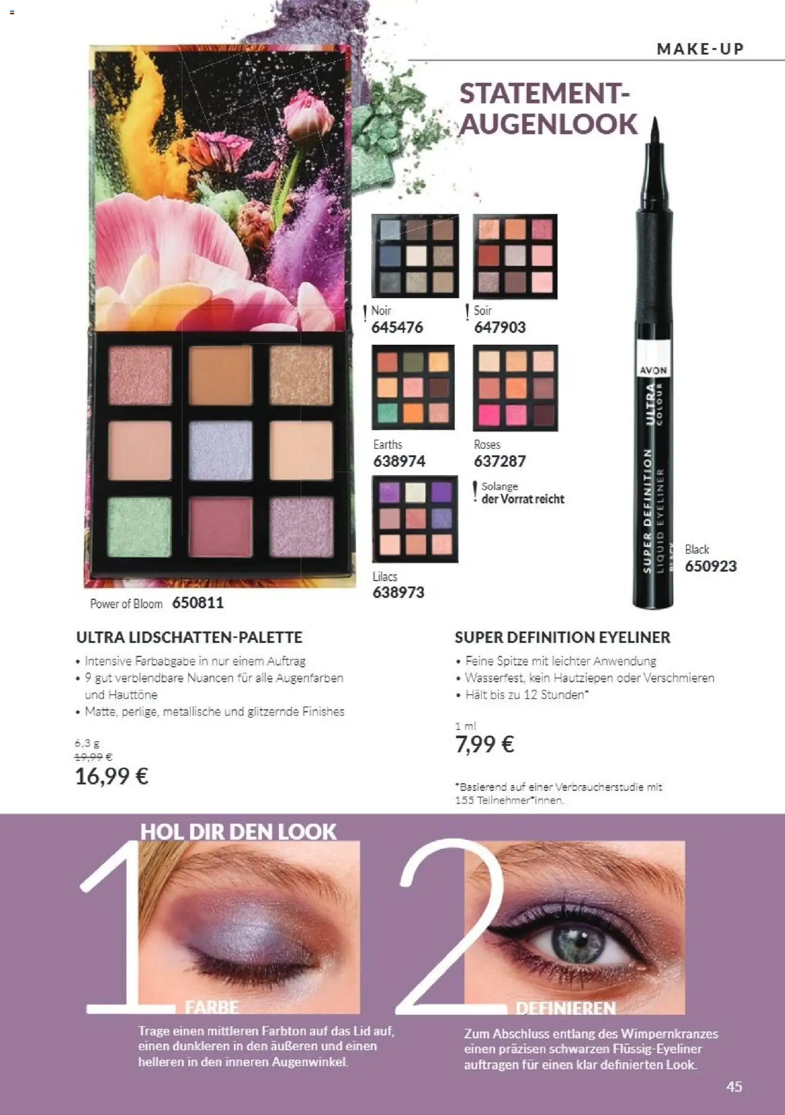 AVON Katalog Oktober 2026 – gültig ab 01.10.2026 | Seite: 45 | Produkte: Eyeliner