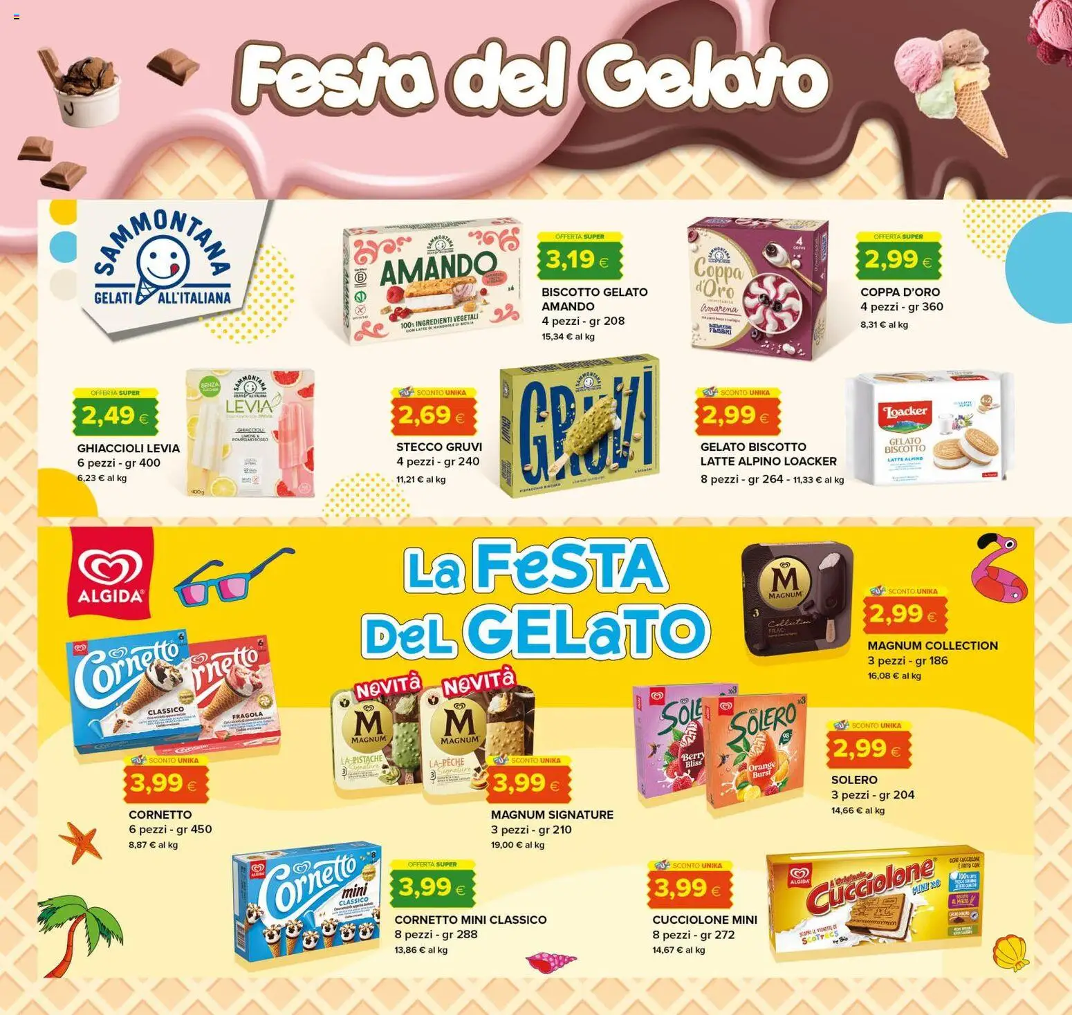 Volantino Tigre del 29/07/2026 | Pagina: 10 | Prodotti: Ghiaccioli, Gelato, Latte, Amarena