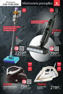 Pogląd oferty "Selgros cash&carry gazetka - Premium" - ważna od 02.06.2026 | Strona: 16 | Produkty: Odkurzacz, Generator pary, Tefal