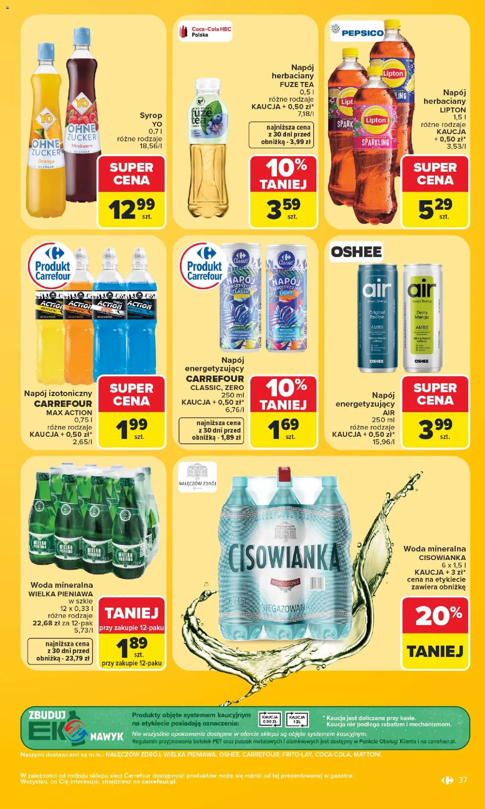 Carrefour gazetka od 08.06.2026 | Strona: 39 | Produkty: Mango, Syrop, Woda