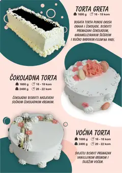 Boso Katalog Torti - Pregled kataloga iz trgovine Boso, vrijedi od 01.01.2026 | Stranica: 7