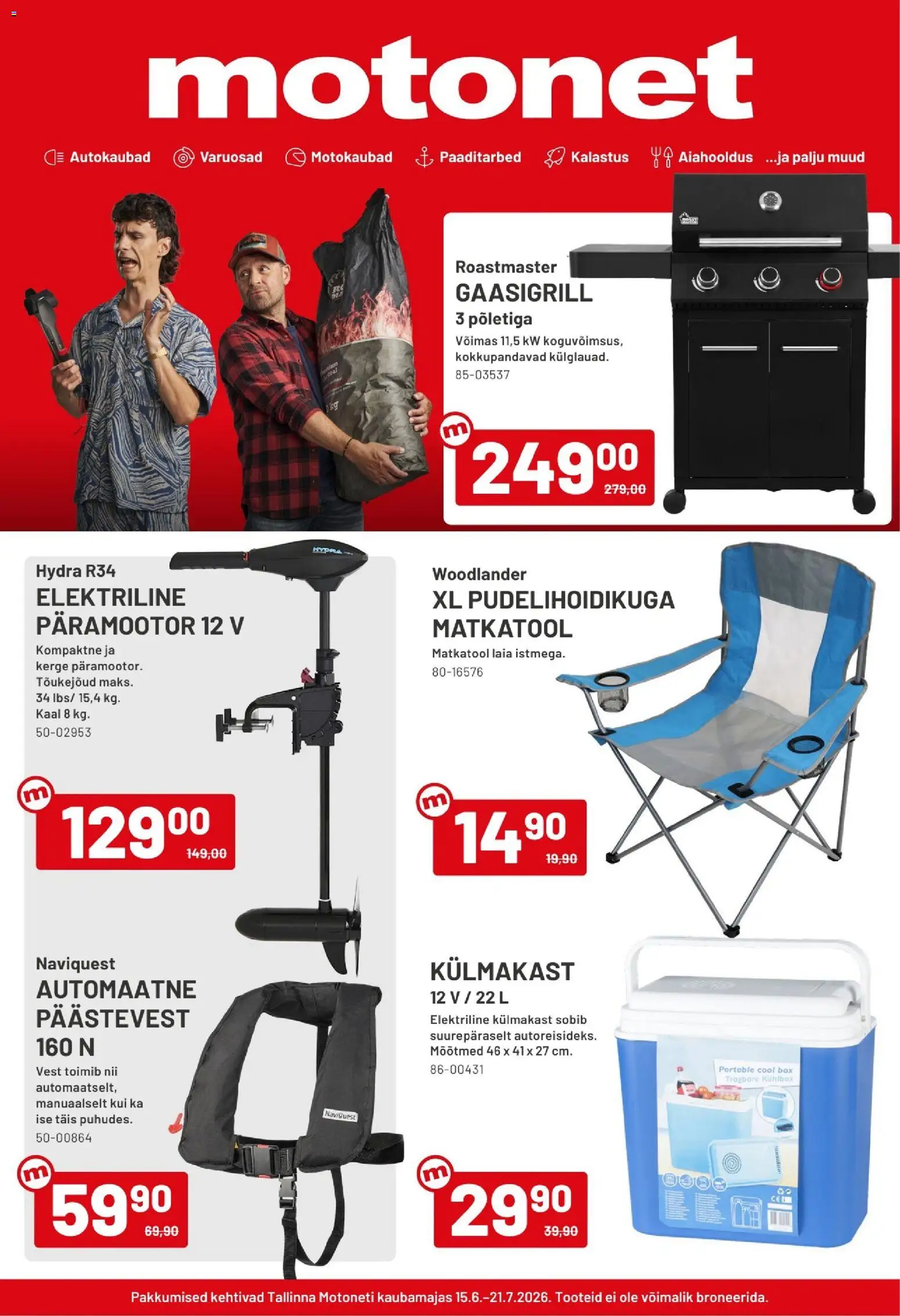 Motonet tarjoukset – voimassa 15.06.2026 alkaen | Sivu: 1