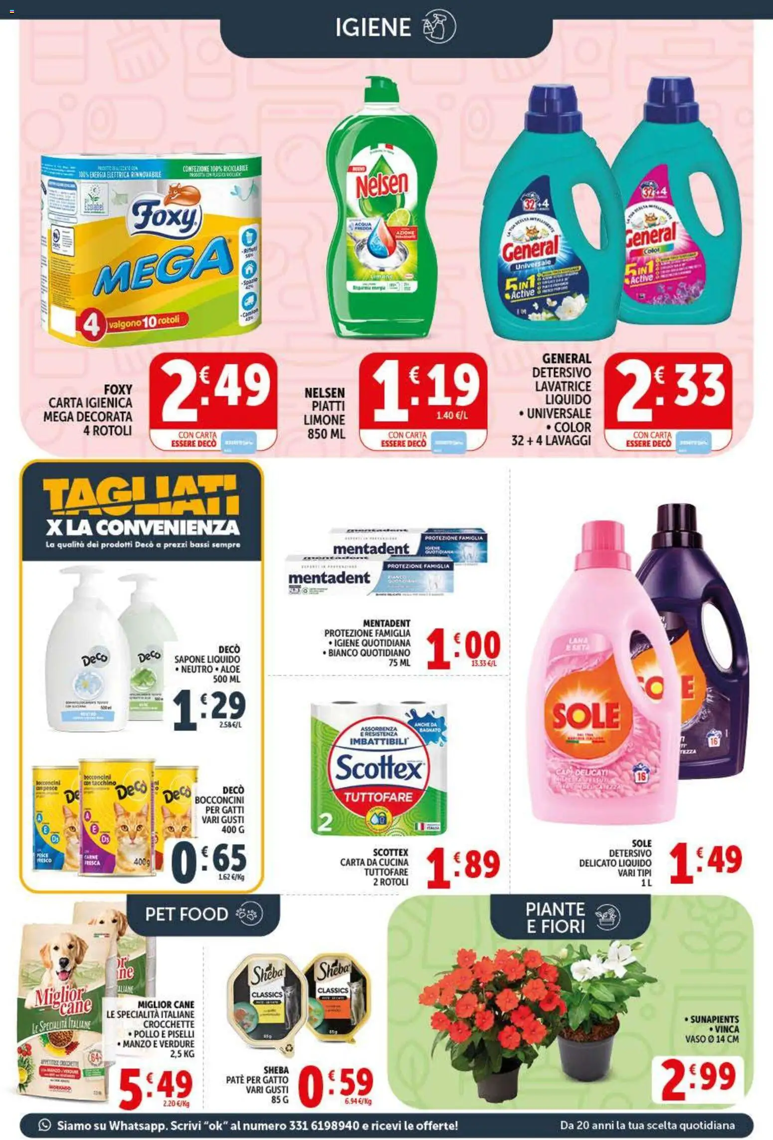 Volantino Decò del 20.05.2026 | Pagina: 11 | Prodotti: Pollo, Pesce, Tacchino, Vaso