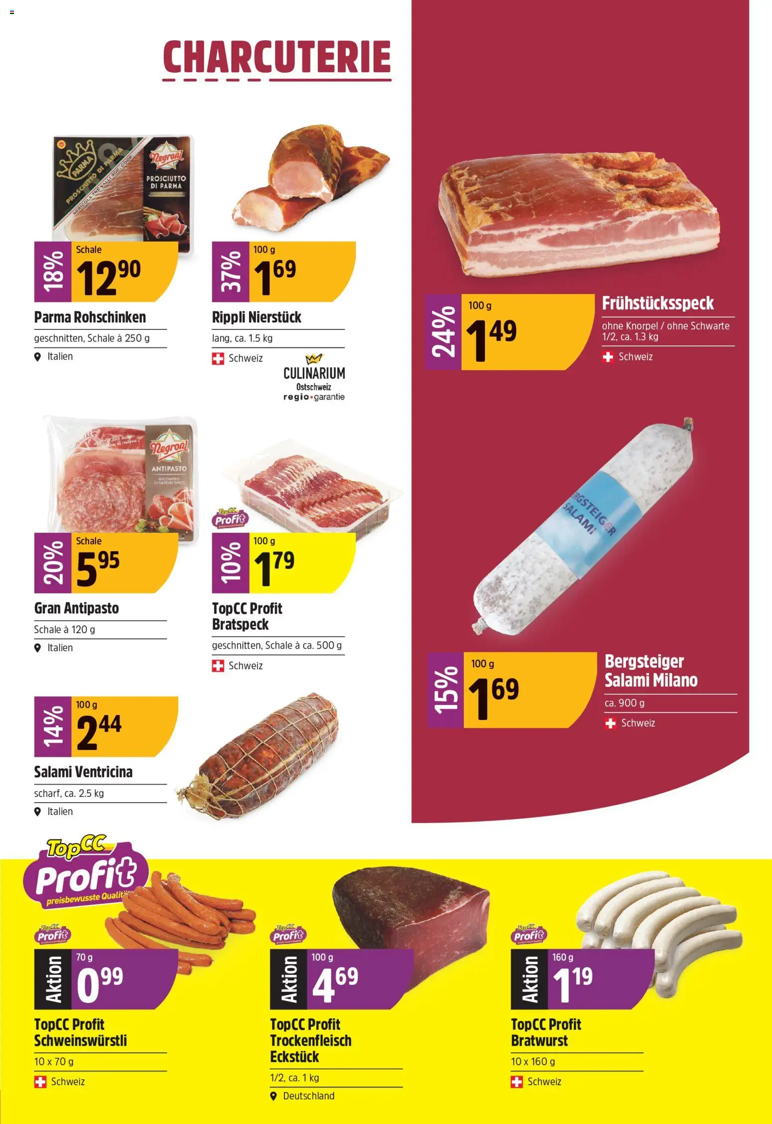 TopCC aktionen – gültig ab 13.07.2026 | Seite: 7 | Produkte: Salami
