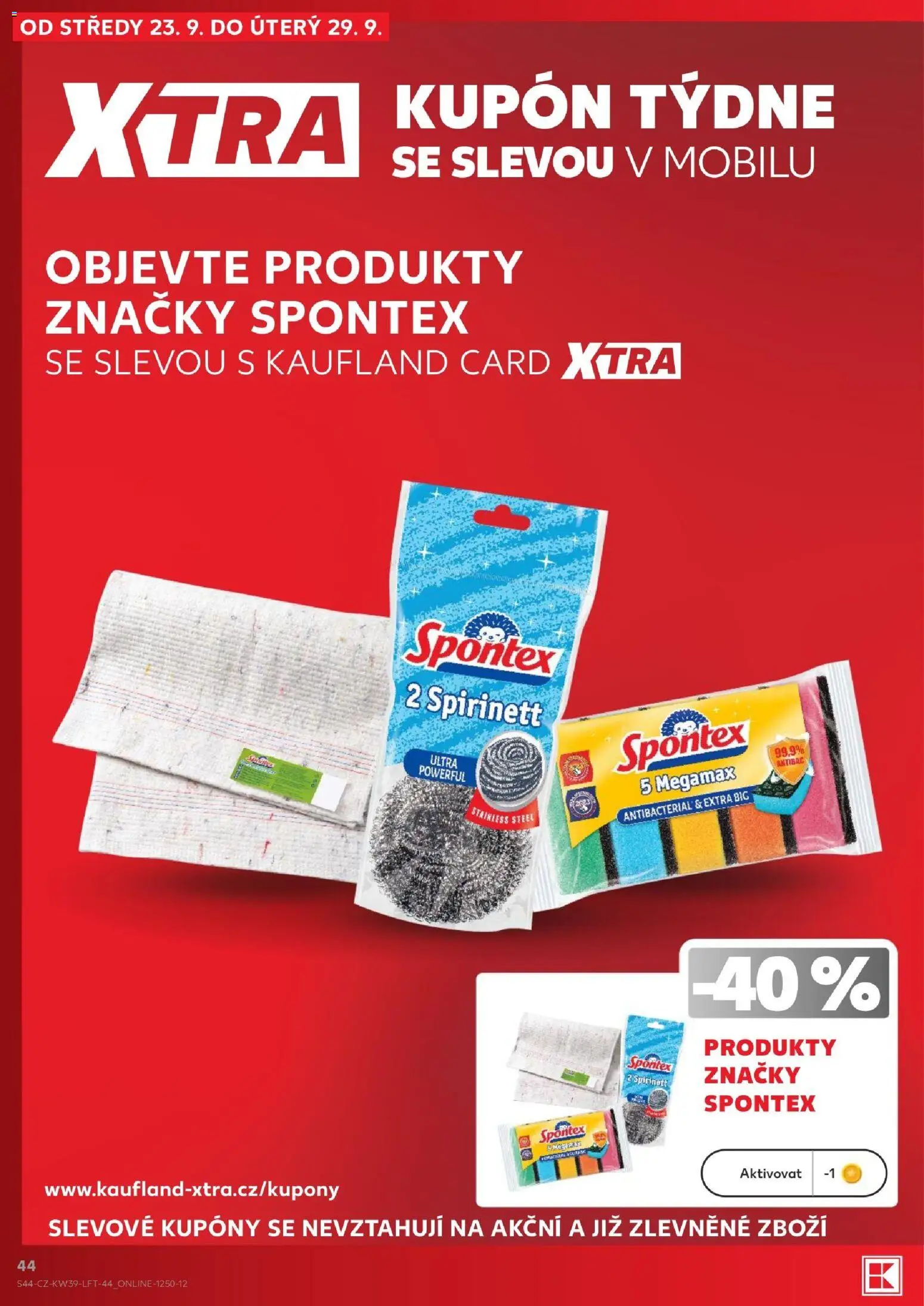 Kaufland leták od 23.09.2026 | Strana: 44