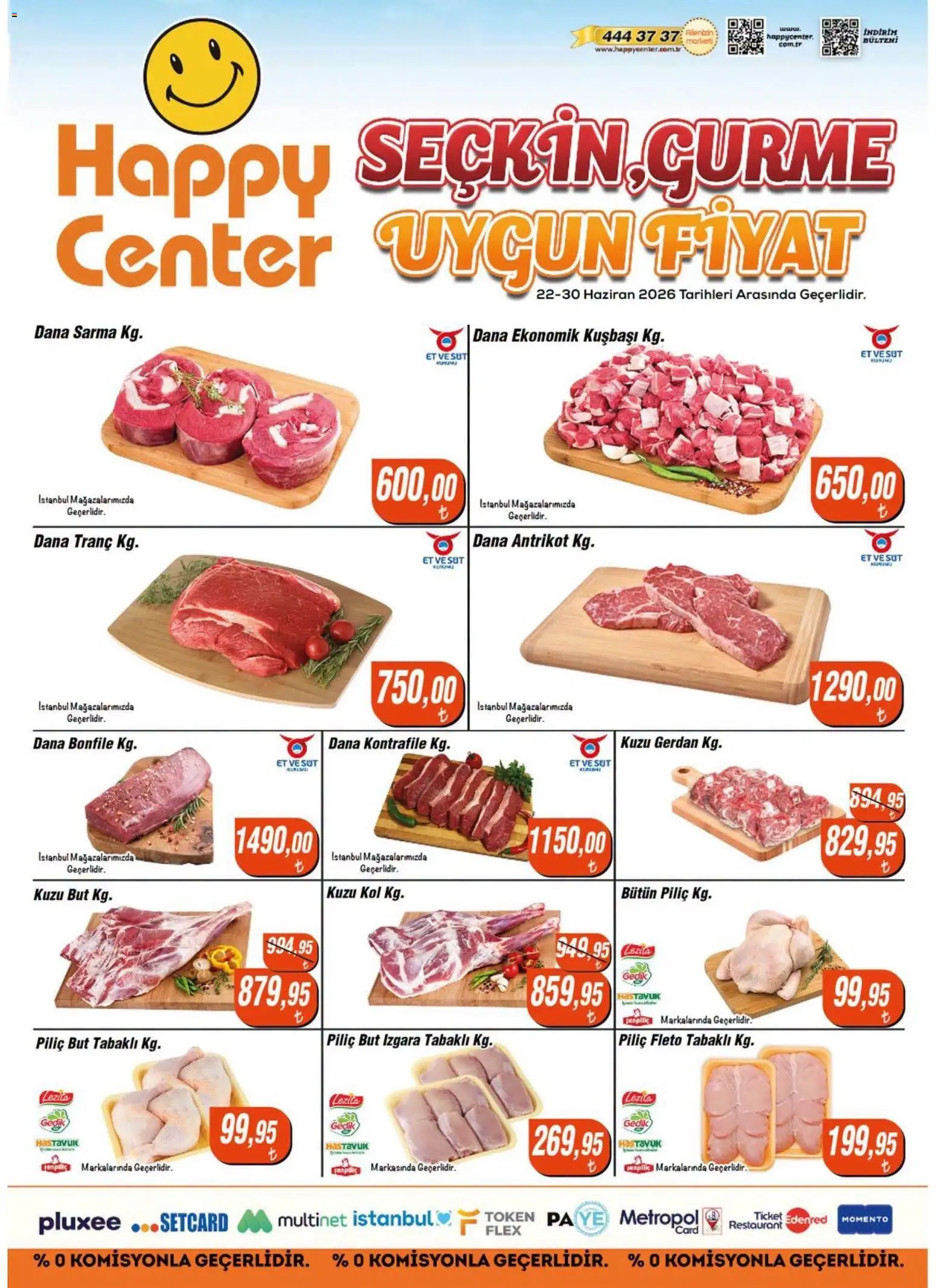 🛍️ Happy Center - Kasap, 22 Haziran 2026 itibariyle » Özel fırsatları keşfedin ve bugün tasarruf edin! 💰