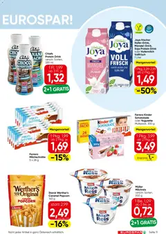 Eurospar Flugblatt ab 01.07.2026 gültig | Seite: 11 | Produkte: Milch, Schokolade, Reis