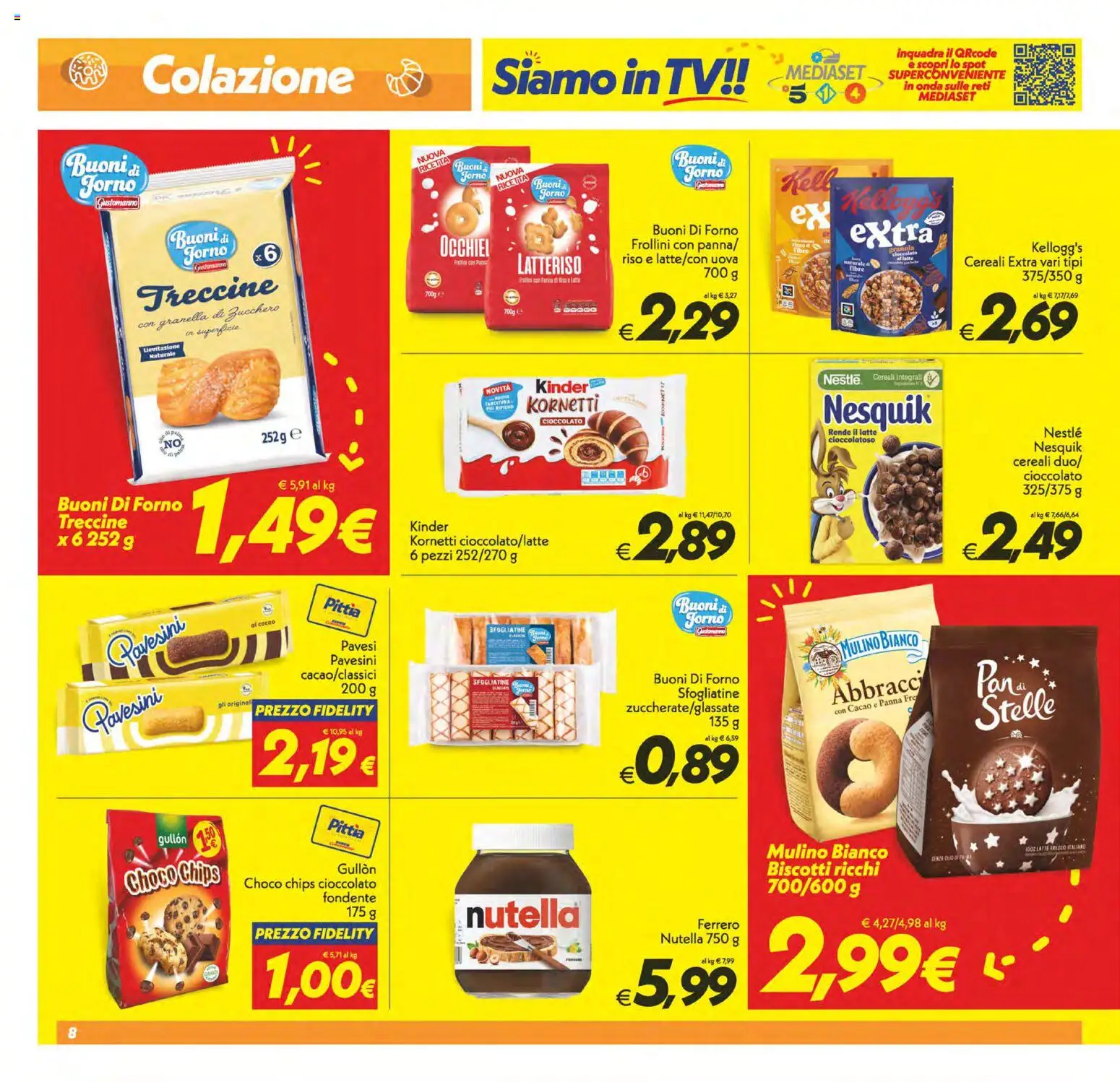 Volantino SuperConveniente del 29.05.2026 | Pagina: 8 | Prodotti: Cioccolato, Nutella, Cocco, Forno