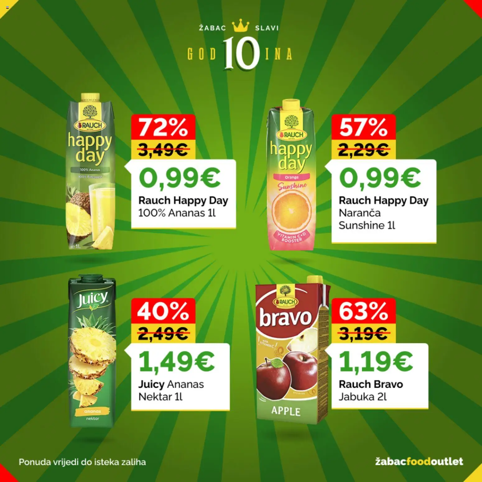 Žabac katalog | vrijedi od 01.06.2026 | Stranica: 16 | Proizvodi: Ananas, Jabuka