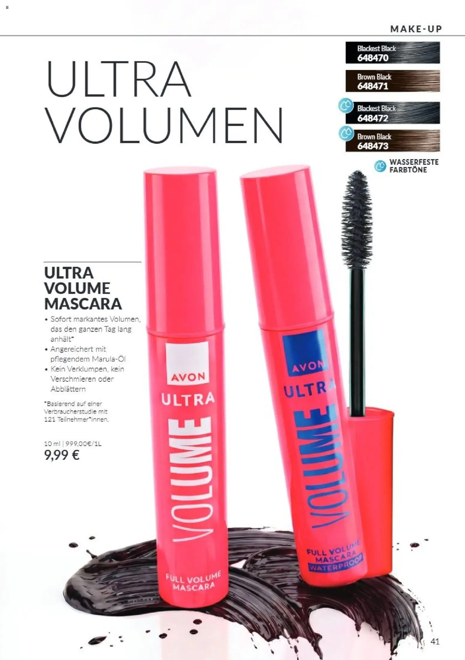 AVON Katalog Oktober 2026 – gültig ab 01.10.2026 | Seite: 41 | Produkte: Mascara