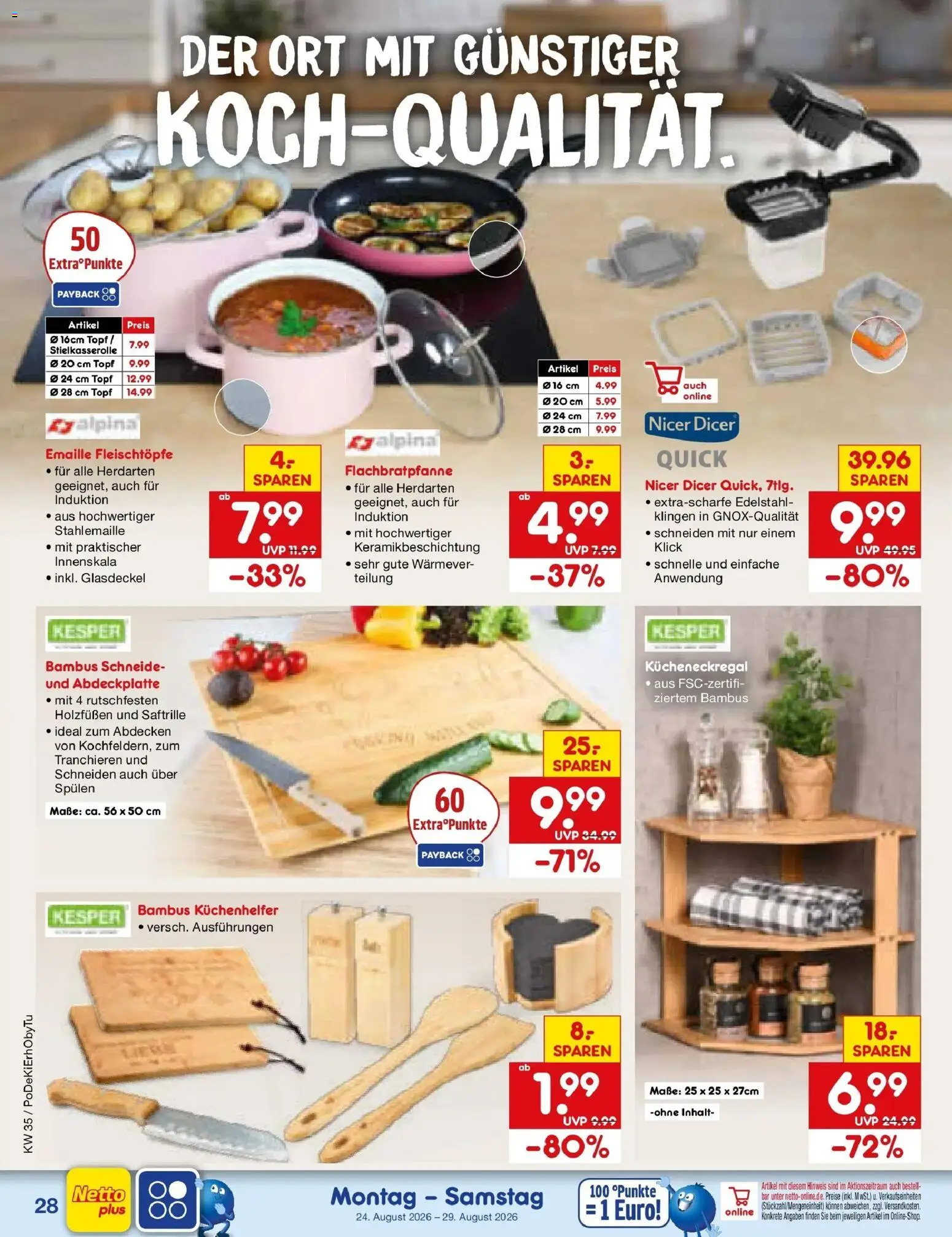 Netto Marken-Discount Prospekt Amberg (ab 24.08.2026) » Angebote | Seite: 40