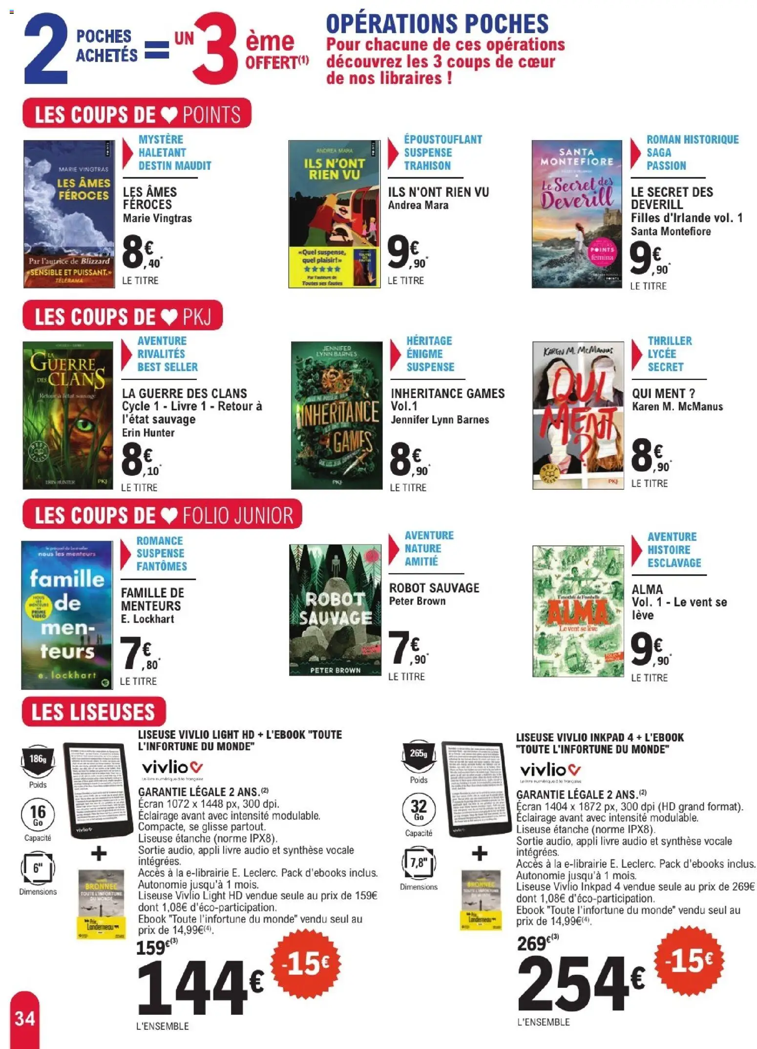 {H1} | Page: 34 | Produits: Audio, Poids, Liseuse, Livre